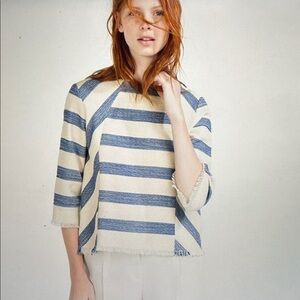 Zara Tweed Knit Top